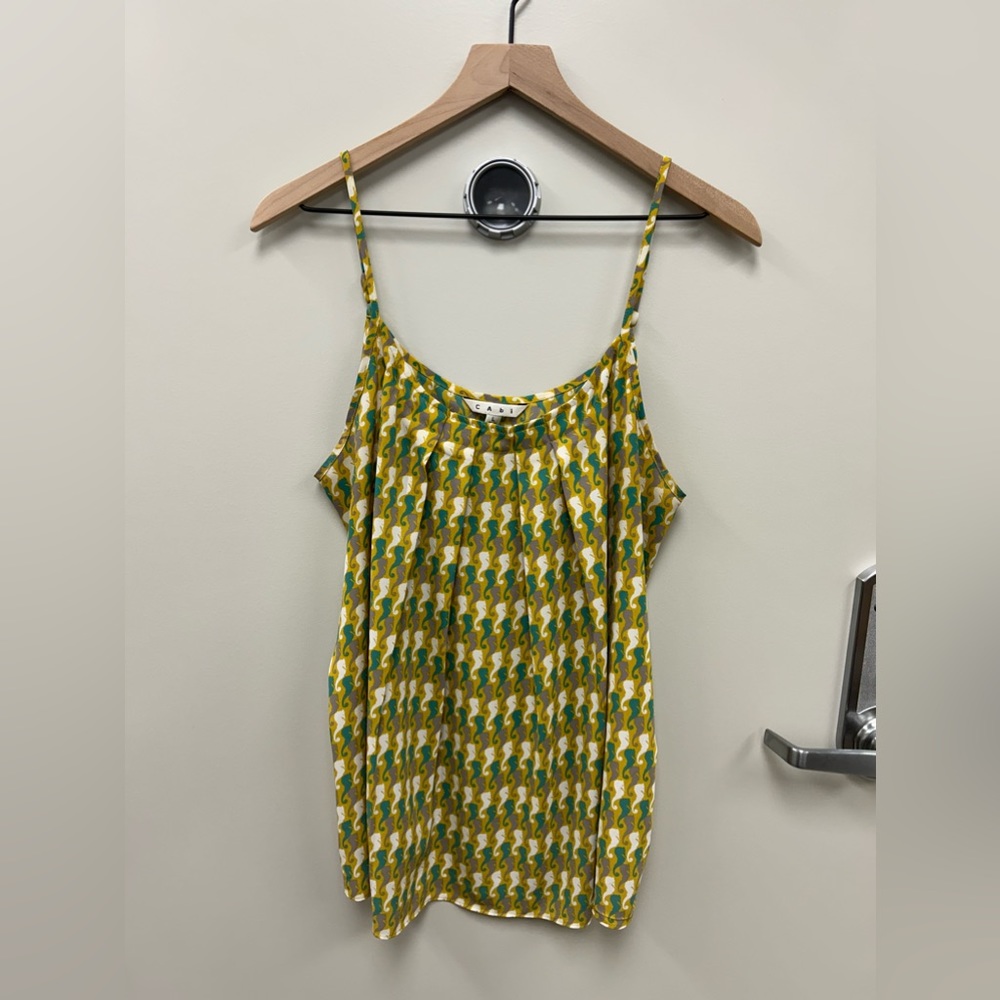 Cabi Seahorse pleated tank!